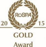 The RoSPA Gold Award logo.